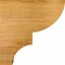Ekena Millwork Ridgewood Rough Sawn Rafter Tail, Western Red Cedar, 6"W x 12"H x 12"L RFT06X12X12RID00RWR - alternate 3